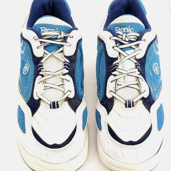 Etonic Athletic Womens Sneakers Shoes Running White Blue Cushion US 9.5M EU 40 - Picture 1 of 8